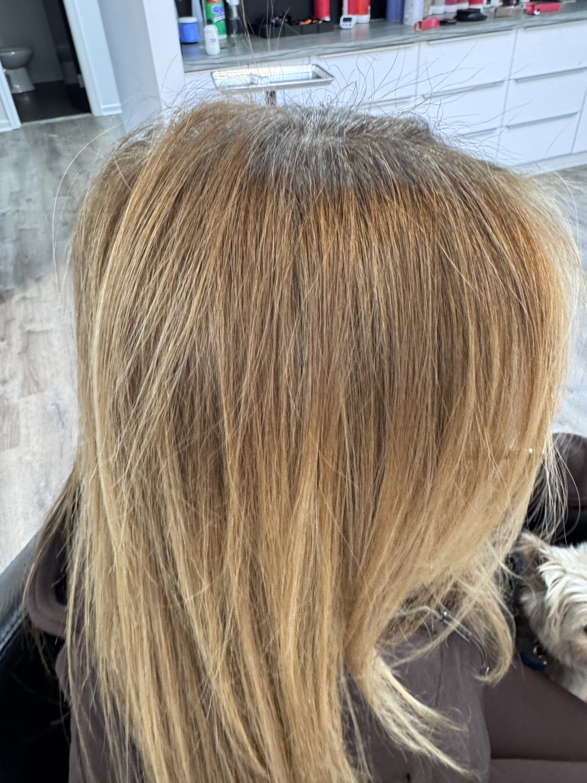 Client's hair analysis